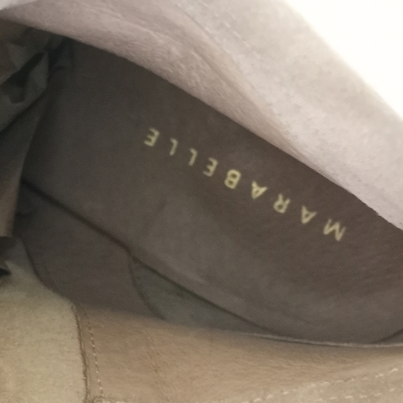 MARABELLE Tan Suede Ankle Boots w/Western Heel - Picture 7 of 8